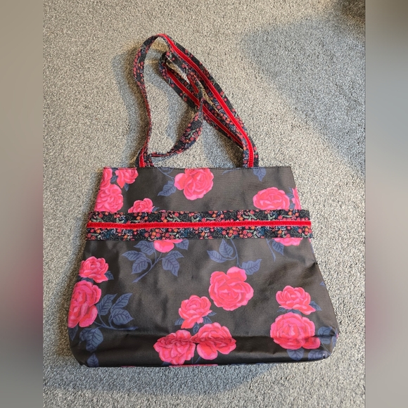Matilda Jane Floral Mixed Media Tote - Picture 7 of 10